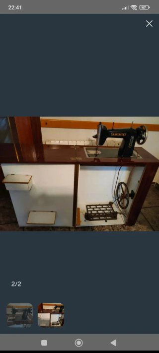 Máquina de coser vintage Wertheim