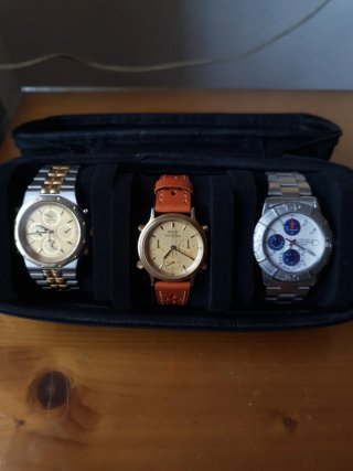 Colección 3 Relojes Seiko Cronógrafos