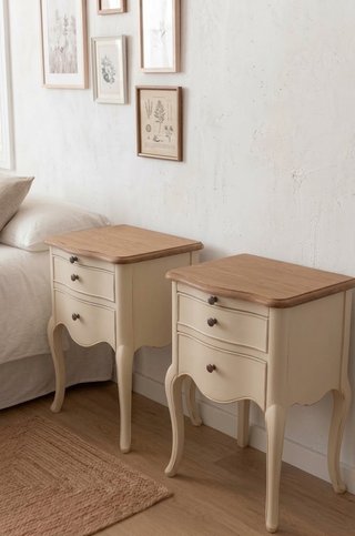 Mesitas de noche madera restauradas por encargo