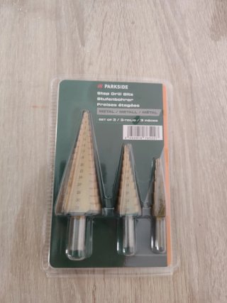 Brocas Escalonadas Parkside Set 3 Piezas