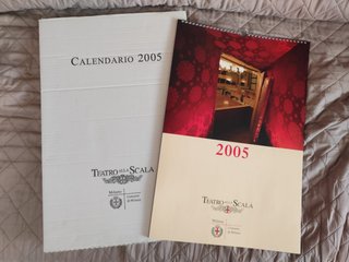 Calendario ufficiale 2005 del Teatro alla Scala