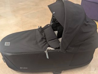 Cochecito Cybex Priam Negro y Rose Gold