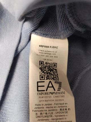 Sudadera EA7 Emporio Armani Azul