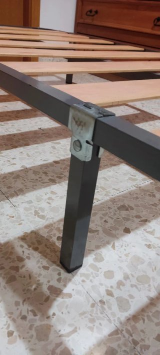 Somier con patas 190x90 cm