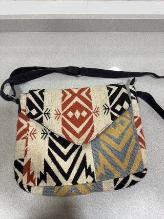 Bolso bohemio étnico multicolor