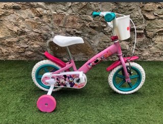 Bicicleta infantil Minnie 12 pulgadas