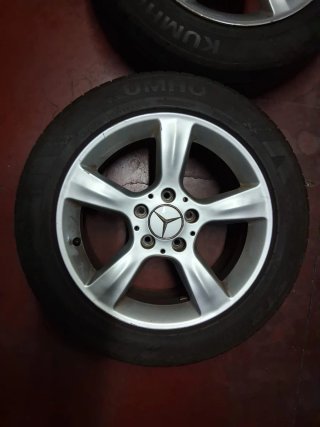 2 Llantas Mercedes C 225/50/R16 Originales