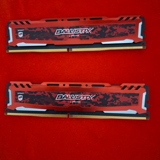 Memoria RAM 8GB (2x4GB) DDR4 Ballistix 2400MHz
