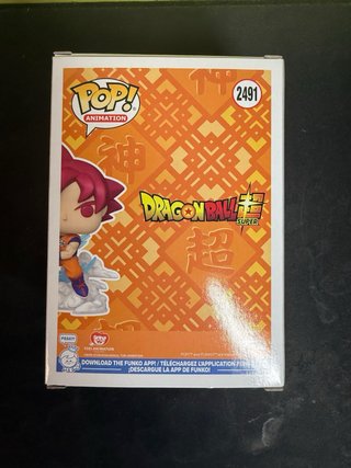 Funko Pop Super Saiyan God Goku Dragon Ball Super