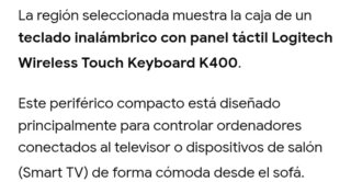 Teclado logastich 400 inalambrico para ver en tv