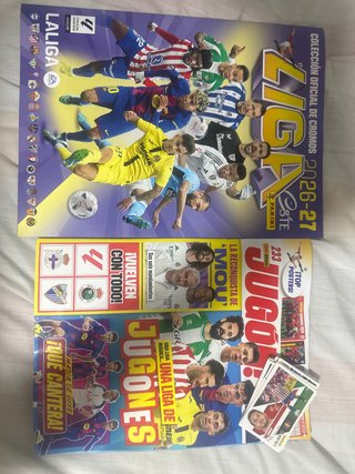 Álbum Liga 26/27 Panini + Revista + 52 Cromos