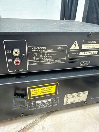 Equipo de sonido/Alta fidelidad+Altavoces+soportes