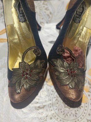 Zapatos fiesta Belen Doñate negros talla 39