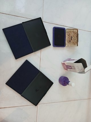 Lote materiales sellos estampar antiguos