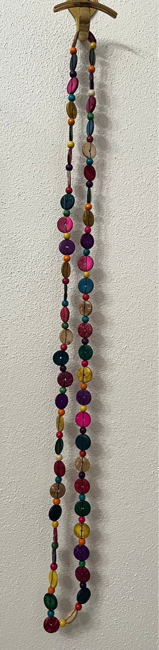 Lote 3 collares largos de madera