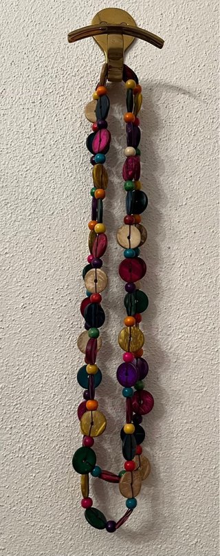 Lote 3 collares largos de madera