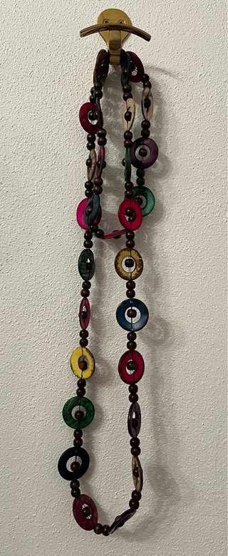 Lote 3 collares largos de madera