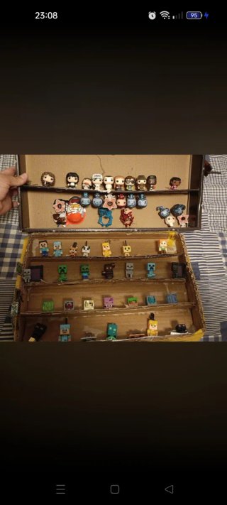Colección Funko Pop Minecraft y stranger things