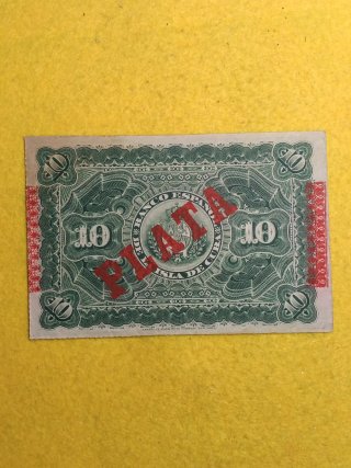 Billete 10 Pesos El Banco Español de la Isla Cuba