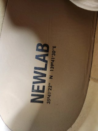 Zapatillas casuales de piel NEWLAB (Talla 37)