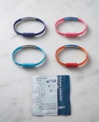 Lote 4 pulseras conector USB CN