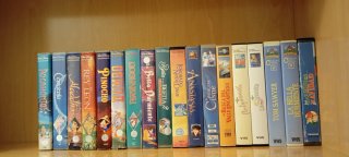 18 Cintas VHS Disney Clásicos Animados Español