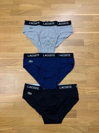 Pack 3 Calzoncillos Lacoste Talla M
