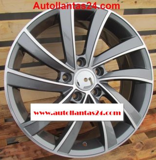 772 Juego 4 llantas skoda seat r674656
