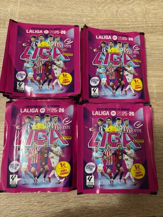 Lote 40 Sobres Cromos Liga 2025-2026 Panini