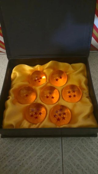 Astuccio 7 Sfere del Drago Dragon Ball Z