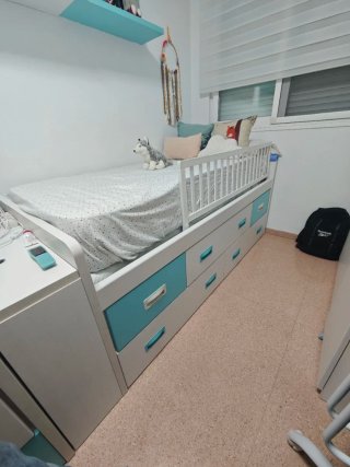 Cama Compacta con Cajones