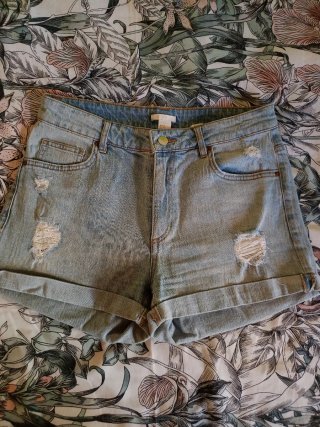 Short vaquero H&M azul