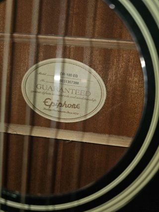 Guitarra Epiphone DR-100 Negra