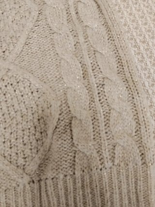 Jersey de punto Zara beige