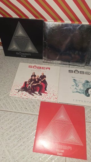 Lote 5 CDs Sôber varios firmados