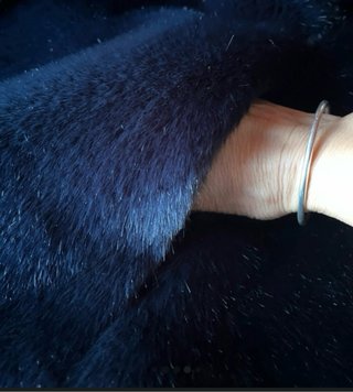 Chaleco de Pelo Azul