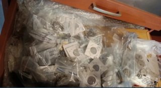 2kg Moneda, billetes y 5 carteras antiguas  ESPAÑA