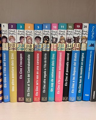 Colección libros Els Cinc - catalán