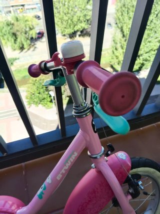 Bicicleta Infantil Btwin Rosa Unicornios