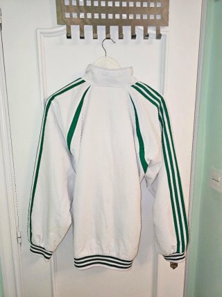 Chaqueta Adidas Blanca y Verde