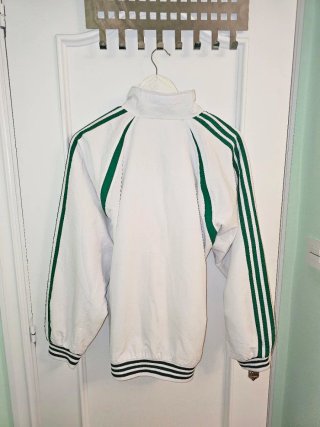 Chaqueta Adidas Blanca y Verde