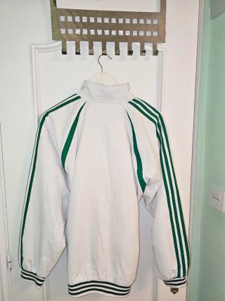 Chaqueta Adidas Blanca y Verde