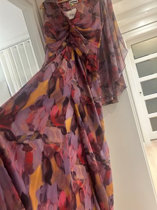 Vestido fiesta LAAGAM talla única estampado
