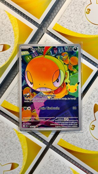 Carta Pokémon Scraggy 140/128