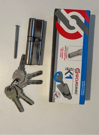 Bombín de Seguridad Securemme K1 con 5 Llaves