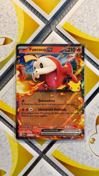 Carta Pokémon Fuecoco EX 210 PS