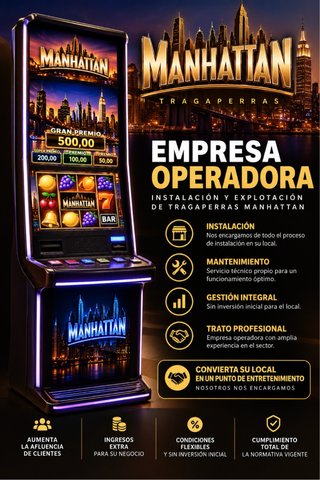 Máquina Tragaperras Manhattan - Instalación y Oper