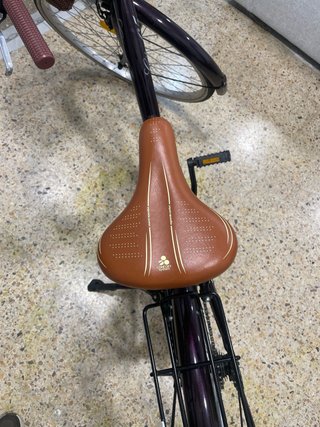Bicicleta Urbana Mujer Cesta Marrón
