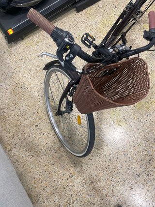 Bicicleta Urbana Mujer Cesta Marrón