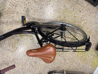 Bicicleta Urbana Mujer Cesta Marrón